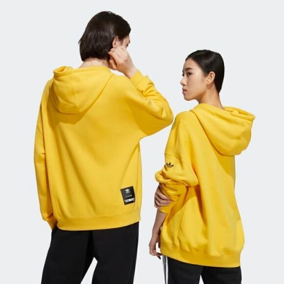 Adidas Originals X Disney Pixar Manga Hoodie Toy Story Monsters Inc Yellow Black - Picture 2 of 13